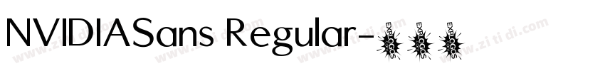 NVIDIASans Regular字体转换